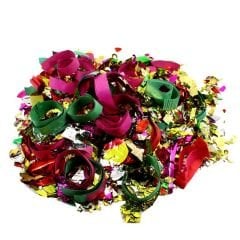 Kağıt ve Metalize Parçalı Konfeti 50 cm