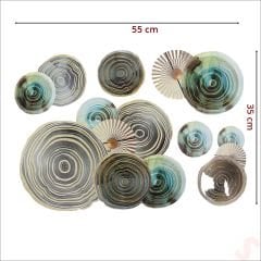 3 Boyutlu Dekoratif Duvar Sticker Seti, Derin