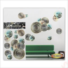 3 Boyutlu Dekoratif Duvar Sticker Seti, Derin