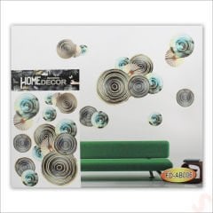 3 Boyutlu Dekoratif Duvar Sticker Seti, Derin