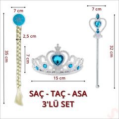 Frozen Asa, Taç ve Saç Seti