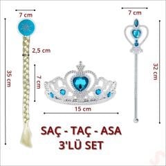 Frozen Asa, Taç ve Saç Seti