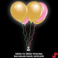 Spiral 50 cm, 5'li Balon Standı (Balonlar Hariç)