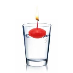 Suda Batmadan Yüzen MuM, 5 Adet - Kırmızı