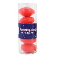 Suda Batmadan Yüzen MuM, 5 Adet - Kırmızı