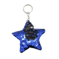 Pul Payetli Anahtarlık, Mavi