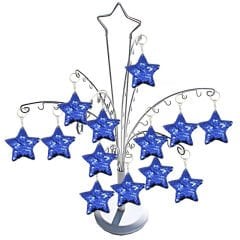 Pul Payetli Anahtarlık, Mavi