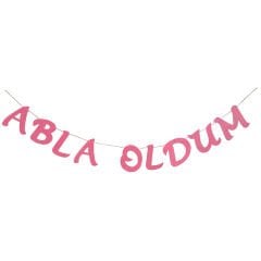 Abla Oldum Simli Eva Uzar Yazı - 90 cm