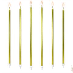 Krom MuM, 20 cm x 6 Adet - Altın