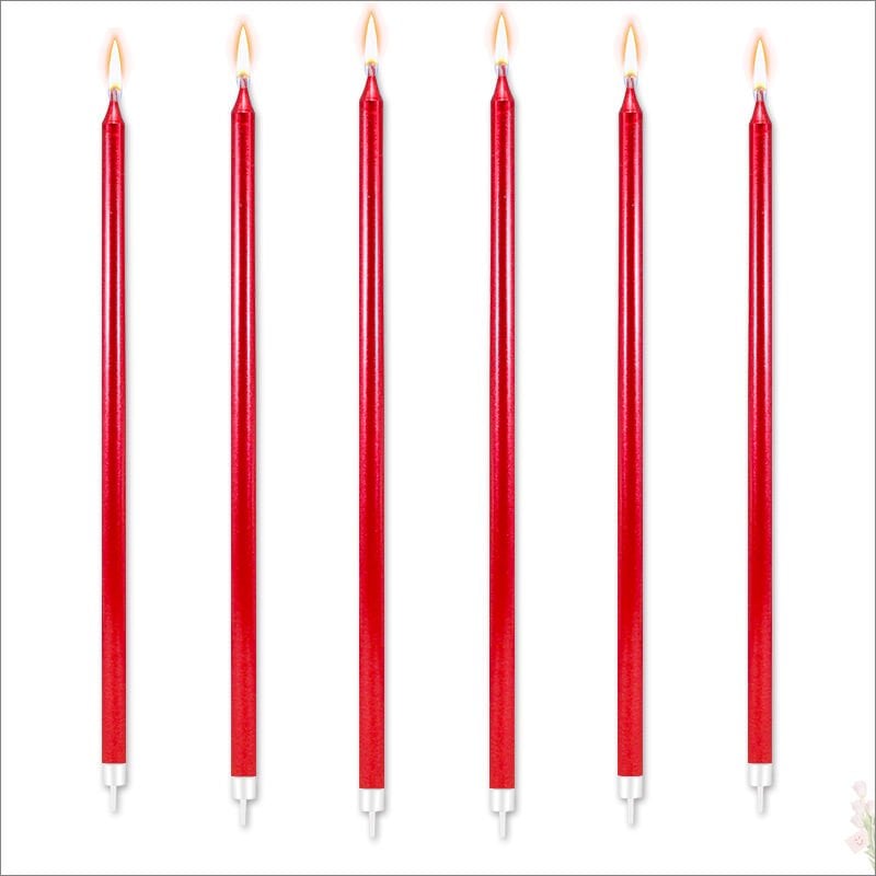 Krom MuM, 20 cm x 6 Adet - Kırmızı