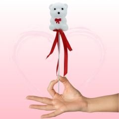 Ayıcık Çubuk, 22 x 4,5 x 3 cm Beyaz - 1 Adet