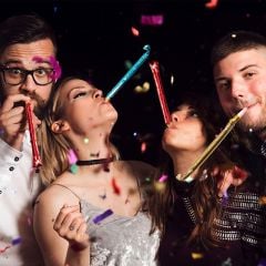 Parti Düdük Kaynana Dili, Çok Renkli - 100 Adet