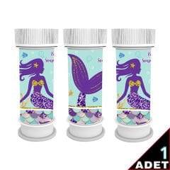 Pırıltılı Deniz Kızı Köpük Baloncuk - 1 Adet