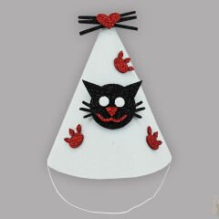 Kedi Doğum Günü Şapkası