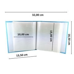 Bebek Fotoğraf Albümü 40 Resimlik Kutulu, My Baby - Mavi