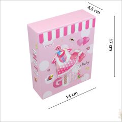 Bebek Fotoğraf Albümü 40 Resimlik Kutulu, My Baby - Pembe