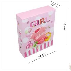 Bebek Fotoğraf Albümü 40 Resimlik Kutulu - Pembe