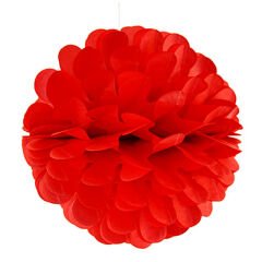 Kağıt Çiçek Top Süs - 35 cm