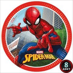 Spiderman Crime Fighter Karton Tabak - 23cm x 8 Adet