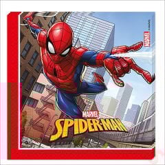 Spiderman Crime Fighter Peçete, 33cm x 33cm - 20 Adet