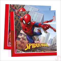 Spiderman Crime Fighter Peçete, 33cm x 33cm - 20 Adet