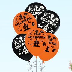 Halloween Cadılar Bayramı Balon, 30cm x 8 Adet