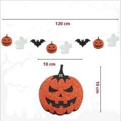 Halloween Dekoratif Eva Banner, 8 parça x 120cm