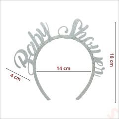 Baby Shower Taç - Gümüş