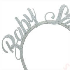 Baby Shower Taç - Gümüş