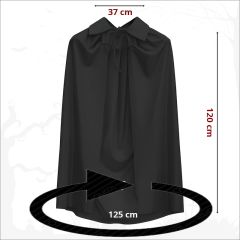Yetişkin Cadı ve Vampir Pelerini, 120 cm