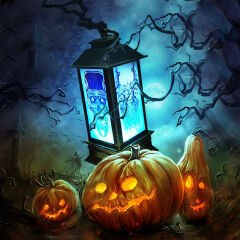 Halloween Korku Işığı Pilli Led Fener, 15cm x 5cm x 1 Adet