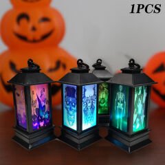 Halloween Korku Işığı Pilli Led Fener, 15cm x 5cm x 1 Adet