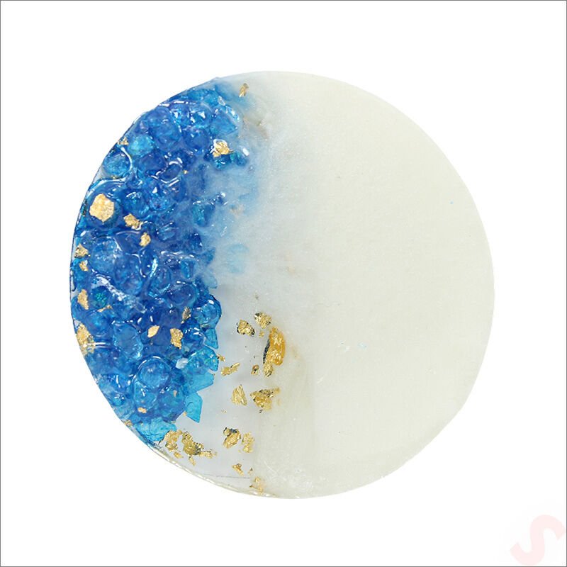 Mavi Taşlı 6,50 cm Epoksi Magnet - 1 Adet