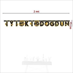 İnşaat Partisi İyiki Doğdun Yazı - 2 mt