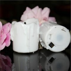 Erimiş MuM Görünümlü Dekoratif Pilli Led MuM - 5 cm x 3,5 cm