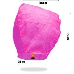 Dilek Feneri, Dilek Balonu Pembe - 3 Adet