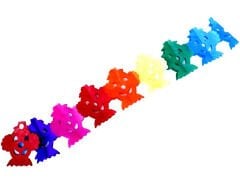 Kağıt Uzar Süs Palyaço Modeli - 3,00 mt x 20 Parça