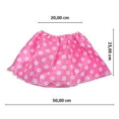 Tütü Etek ve Taç Takım Seti, Pembe