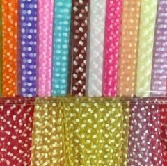 Puantiyeli Kristal Tül - 70 cm x 8,00 mt