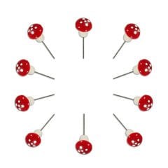 Yapay Mini SüS Mantarları, 1,50cm - 10 Adet