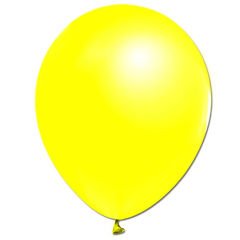 Metalik Parlak Balon, 10 Adet - Sarı