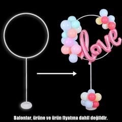 Çember Balon Standı - 165cm x 75cm (Balonlar Hariç)