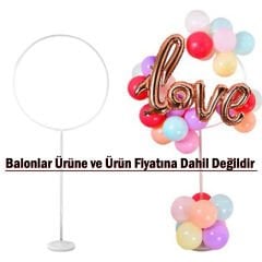 Çember Balon Standı - 165cm x 75cm (Balonlar Hariç)