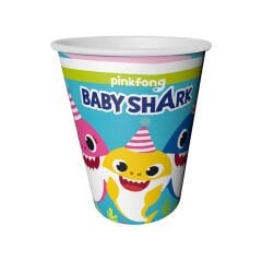 Baby Shark Karton Bardak - 8 Adet