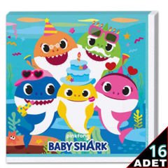 Baby Shark Peçete - 16 Adet