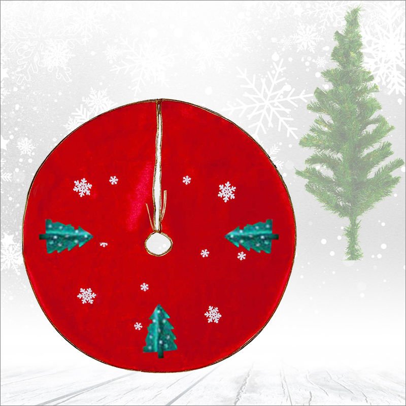 Yılbaşı Çam Ağacı Altı Örtüsü - 90 cm