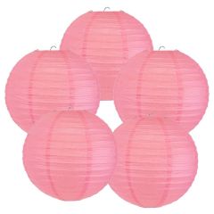 Kağıt Top Fener, 25,00 cm - Pembe