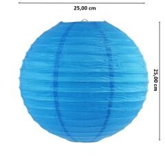 Kağıt Top Fener, 25,00 cm - Mavi