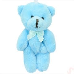 Pelüş Ayıcık Anahtarlık, 9 x 5,5 cm - Mavi