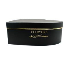 Kalp Kutu Orta Boy, 29 x 29 x 11 cm - Siyah